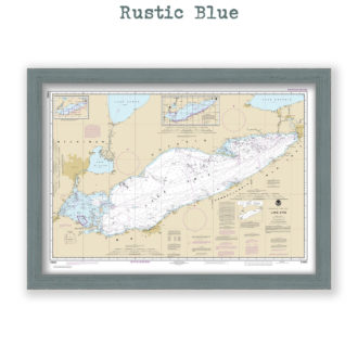 Lake Erie Nautical Chart Reproduction