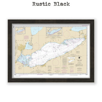 Lake Erie Nautical Chart Reproduction