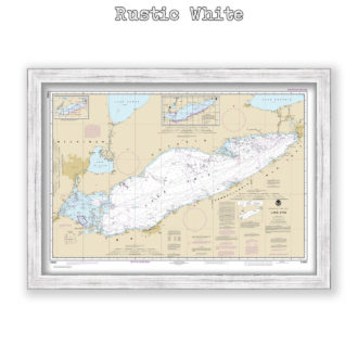 Lake Erie Nautical Chart Reproduction