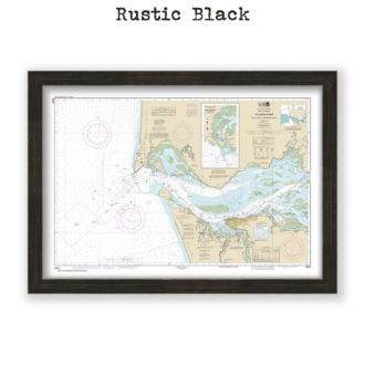 Columbia River Nautical Chart Reproduction