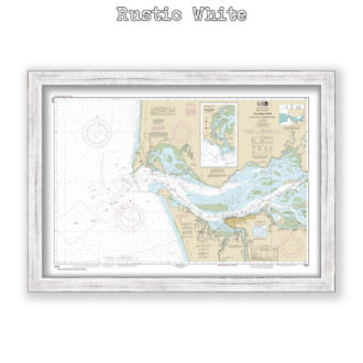 Columbia River Nautical Chart Reproduction