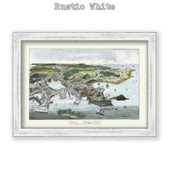 Woods Hole - Bird's Eye View 1887