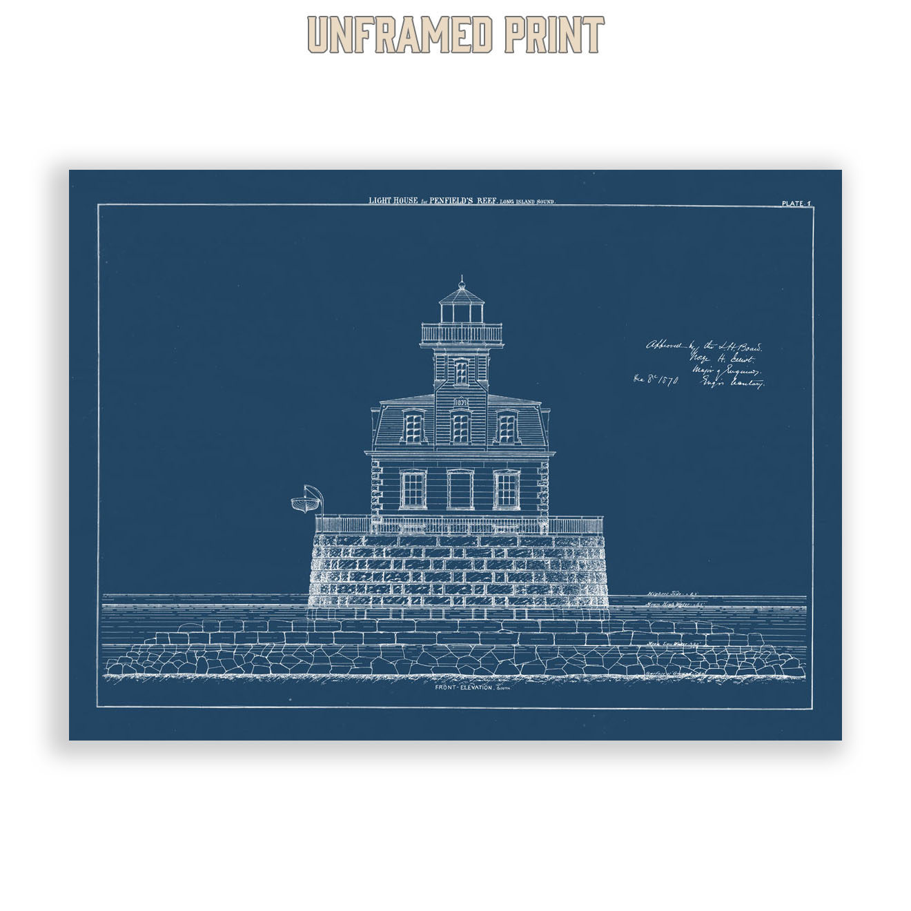 Old Lighthouse Plans and Prints