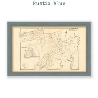 Lawrence, Nassau County Long Island, Antique Map Reproduction - Plate 44