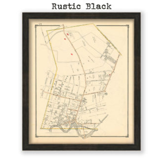 East Rockaway Park, Nassau County Long Island, Antique Map Reproduction - Plate 45