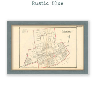 Cedarhurst, Nassau County Long Island, Antique Map Reproduction - Plate 47