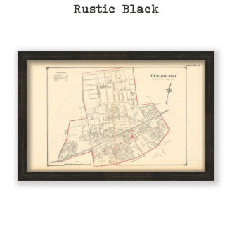 Cedarhurst, Nassau County Long Island, Antique Map Reproduction - Plate 47