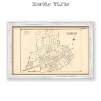 Cedarhurst, Nassau County Long Island, Antique Map Reproduction - Plate 47