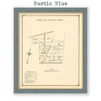 Garden City Estates North, Nassau County Long Island, Antique Map Reproduction - Plate 48