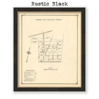 Garden City Estates North, Nassau County Long Island, Antique Map Reproduction - Plate 48