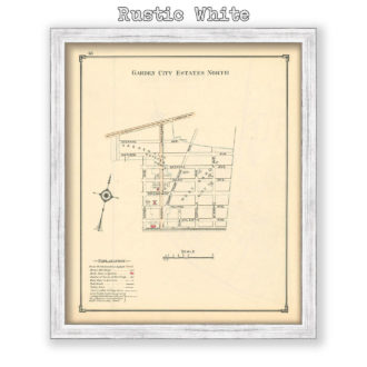 Garden City Estates North, Nassau County Long Island, Antique Map Reproduction - Plate 48