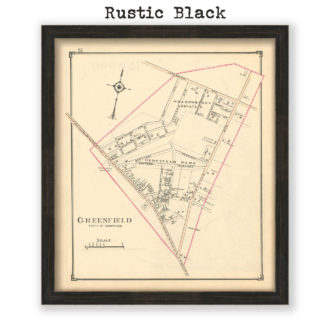 Greenfield, Nassau County Long Island, Antique Map Reproduction - Plate 51