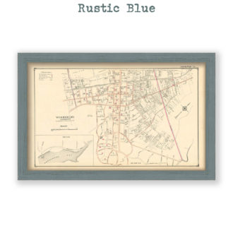 Woodmere (Woodsburgh), Nassau County Long Island, Antique Map Reproduction - Plate 53