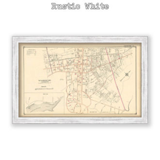 Woodmere (Woodsburgh), Nassau County Long Island, Antique Map Reproduction - Plate 53