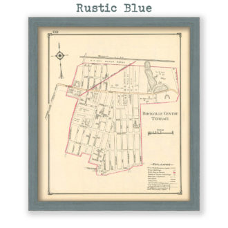 Rockville Centre Terrace, Nassau County Long Island, Antique Map Reproduction - Plate 60