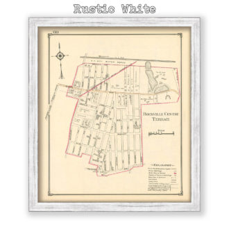 Rockville Centre Terrace, Nassau County Long Island, Antique Map Reproduction - Plate 60