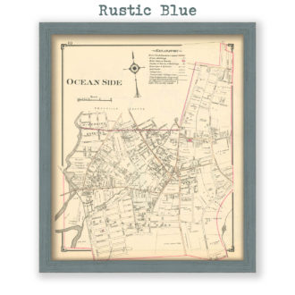 Oceanside, Nassau County Long Island, Antique Map Reproduction - Plate 63