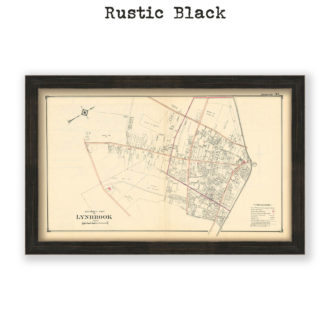 Lynbrook, Nassau County Long Island, Antique Map Reproduction - Plate 80