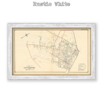 Lynbrook, Nassau County Long Island, Antique Map Reproduction - Plate 80