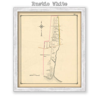 Amityville, Nassau County Long Island, Antique Map Reproduction - Plate 82