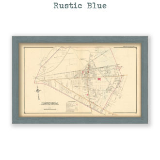 Farmingdale, Nassau County Long Island, Antique Map Reproduction - Plate 83