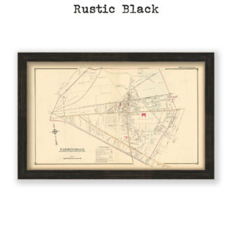 Farmingdale, Nassau County Long Island, Antique Map Reproduction - Plate 83