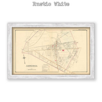 Farmingdale, Nassau County Long Island, Antique Map Reproduction - Plate 83