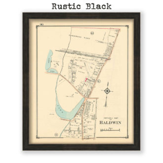 Baldwin - Northerly Part, Nassau County Long Island, Antique Map Reproduction - Plate 3