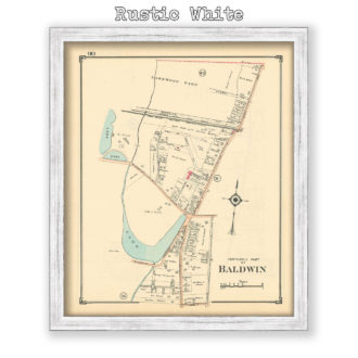 Baldwin - Northerly Part, Nassau County Long Island, Antique Map Reproduction - Plate 3