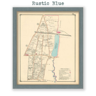 Baldwin - Reservoir, Nassau County Long Island, Antique Map Reproduction - Plate 91