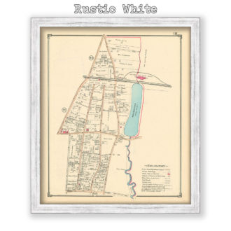 Baldwin - Reservoir, Nassau County Long Island, Antique Map Reproduction - Plate 91