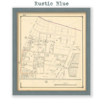 Plaza Park - Rockville Centre, Nassau County Long Island, Antique Map Reproduction - Plate 105