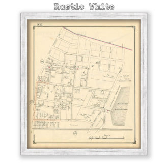 Plaza Park - Rockville Centre, Nassau County Long Island, Antique Map Reproduction - Plate 105