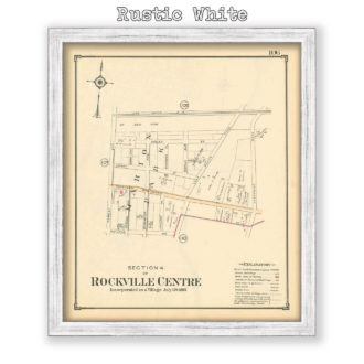 Rockville Centre - Section 4, Nassau County Long Island, Antique Map Reproduction - Plate 106 Rockville Centre - Section 4, Nassau County Long Island, Antique Map Reproduction - Plate 106
