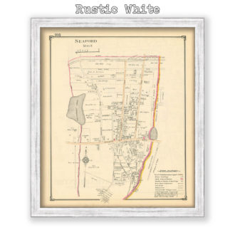 Seaford, Nassau County Long Island, Antique Map Reproduction - Plate 108