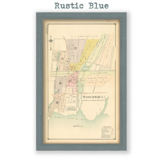 Massapequa, Nassau County Long Island, Antique Map Reproduction - Plate 119